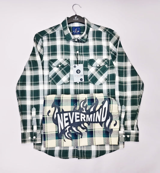 Green Back print shirt